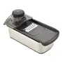 FATIADOR/RALADOR MULTIUSO COM MANDOLIN GAUT CHEF - INOX/PRETO - Foto 1