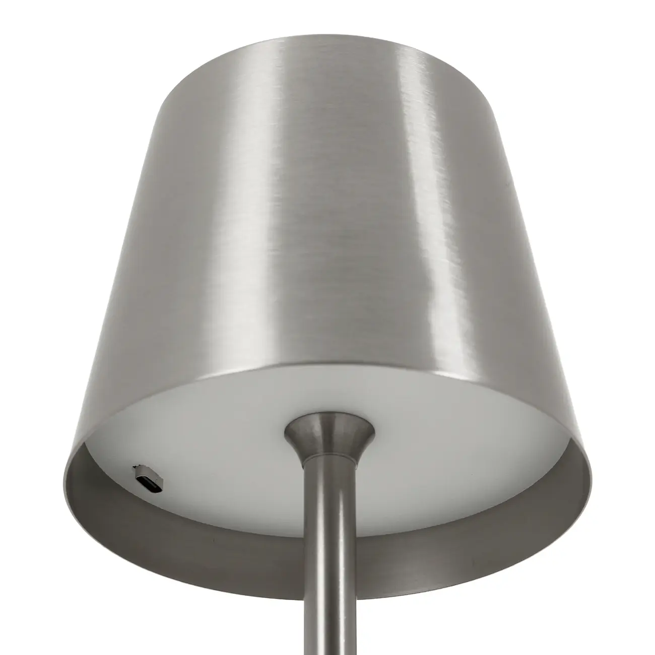 LUMINÁRIA DE MESA LED RECARREGÁVEL KROM - INOX - Foto 10