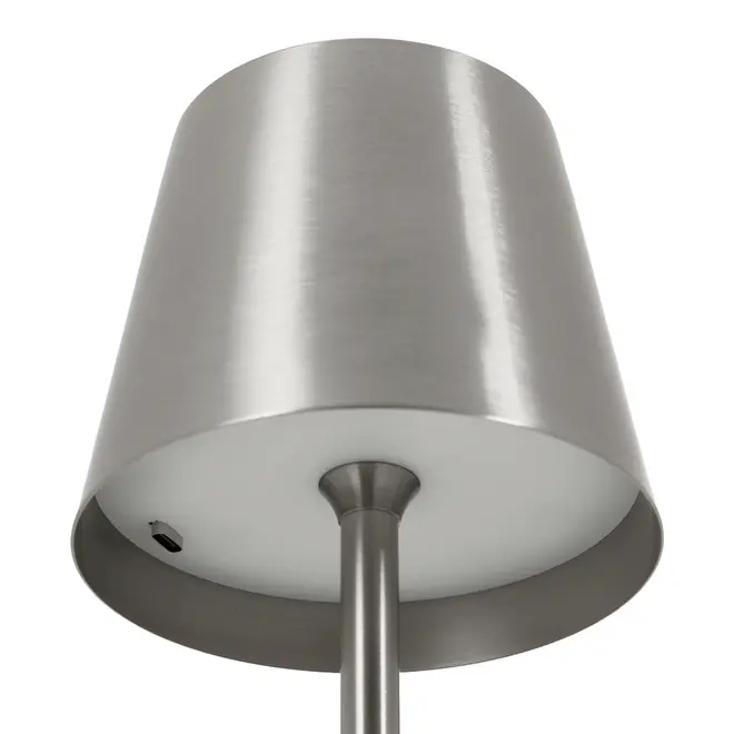 LUMINÁRIA DE MESA LED RECARREGÁVEL KROM - INOX - Foto 10