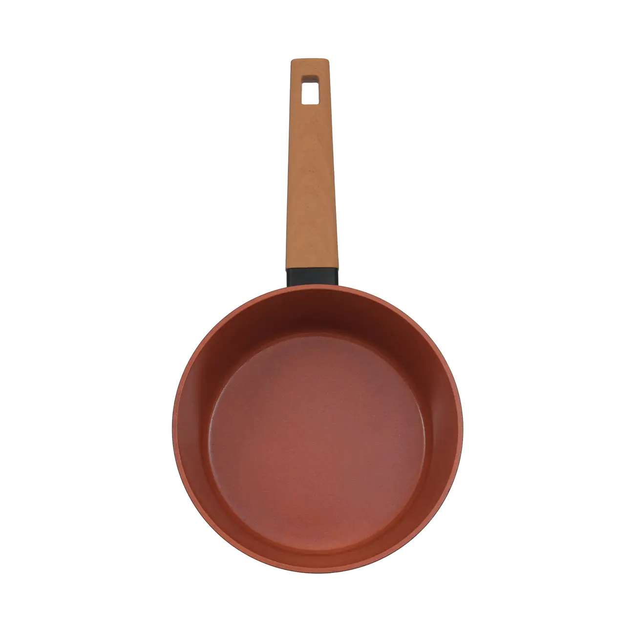 PANELA INDUÇÃO 19 CM NORMA - TERRACOTA/PRETO - Foto 7