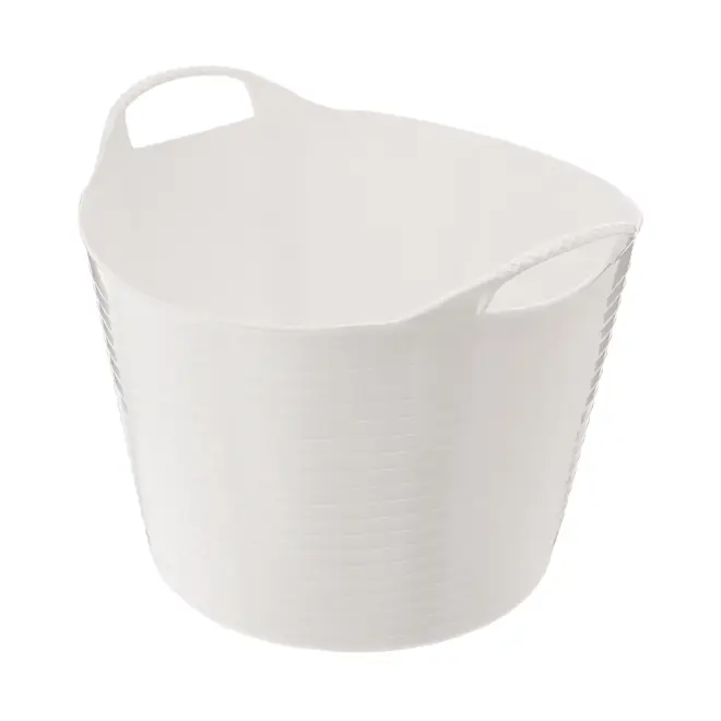 CESTO/BALDE 36 CM X 36 CM X 28 CM UNITY - BRANCO - Foto 4