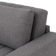 SOFÁ-CAMA RETRÁTIL E RECLINÁVEL 3 LUGARES SNOOZE - CINZA - Foto 12