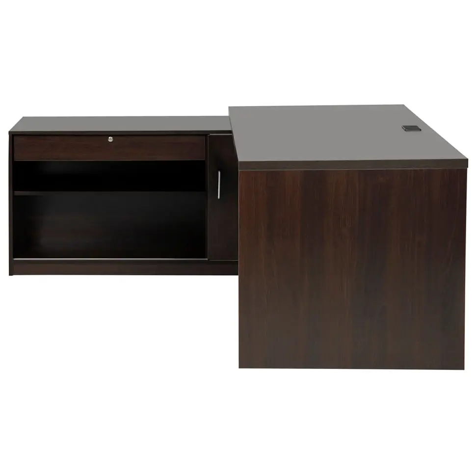 MESA COM BALCÃO 1 PORTA DE CORRER 1,80 M X 1,87 M BOSS - TABACO/TABACO - Foto 6