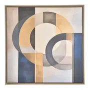 50 CM X 50 CM CYCLIC I - DOURADO/GALAXY BLUE - Foto 1