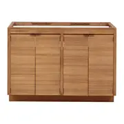 ARMÁRIO DE COZINHA INFERIOR 1,20 M COM 4 PORTAS TOARI - MACCHIATO/COBRE - Foto 1