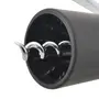 KIT PARA VINHO COM 3 PEÇAS TICINO - PRETO/INOX - Foto 4
