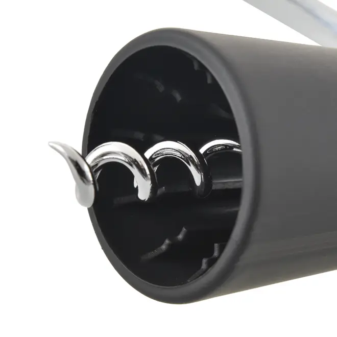 KIT PARA VINHO COM 3 PEÇAS TICINO - PRETO/INOX - Foto 4
