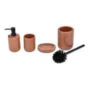 KIT BANCADA C/4 PEÇAS KOPPE - TERRACOTA/PRETO - Foto 2