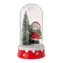 REDOMA BONECO DE NEVE ADORNO LED 19 CM BORDAR, AMAR E CELEBRAR - VERMELHO/BRANCO - Foto 3