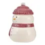 ADORNO BONECO DE NEVE NOEL 14 CM HOHO HOME - VERMELHO HINDU/BRANCO - Foto 2