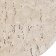 TAMPO DE MESA DE JANTAR EM PEDRA REDONDO 1,40 M - TRAVERTINO - Foto 3