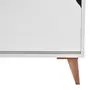 MESA COM BALCÃO 1 PORTA DE CORRER 1,20 M X 1,20 M LIN - BRANCO/NOZES - Foto 7