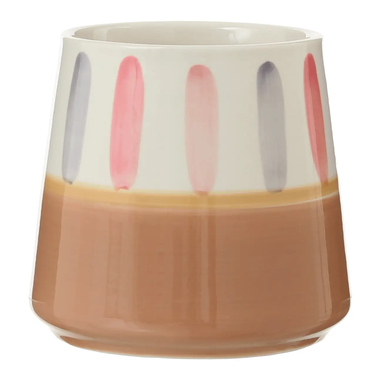 CANECA  325 ML GIO PINCEAU - ARGILA CRUA/BRANCO - Foto 4