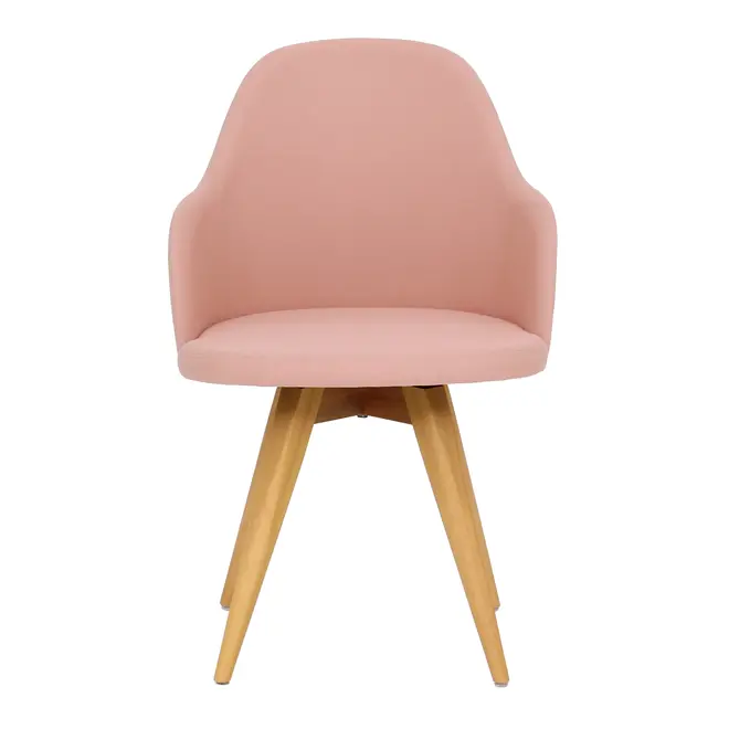 CADEIRA DE JANTAR GIRATÓRIA KLOE - TAUARI/QUARTZO ROSA - Foto 2