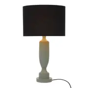 LUMINÁRIA MESA PILASTRE C/CUP H - CINZA/PRETO - Foto 2