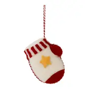PINGENTE LUVA 11 CM COLORFUN XMAS - CORES CALEIDOCOLOR - Foto 1