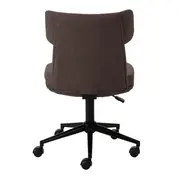 CADEIRA HOME OFFICE ZYGANA - RUBI MOCHA/PRETO - Foto 5