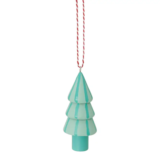 PINGENTE ÁRVORE 9 CM COLORFUN XMAS - SORBET DE MENTA - Foto 2