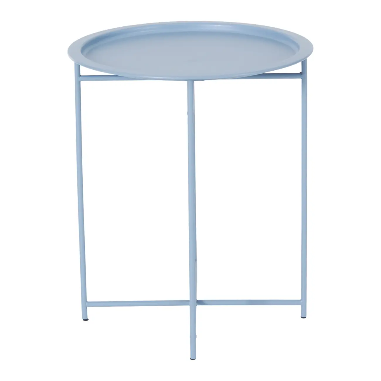 MESA LATERAL REDONDA 41 CM PLATTER - BLEU CENDRÉ - Foto 2