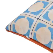 ALMOFADA 32 CM X 50 CM SAUDADE TROPICAL CARAMBOLAS - AZUL HISTÓRICO/MULTICOR - Foto 3