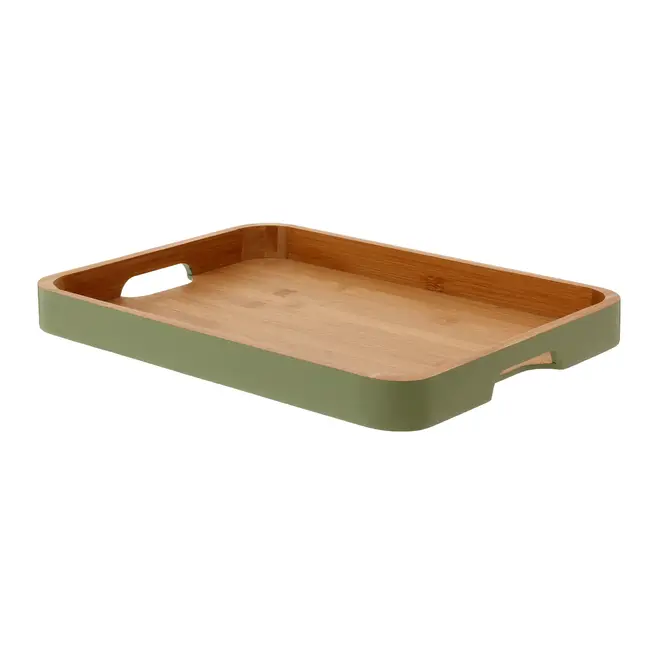 BANDEJA 38 CM X 28 CM BAMBUMIX - SÁLVIA/BAMBU - Foto 3