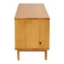 RACK 2 PORTAS DE CORRER COM PALHINHA 1,60 M X 40 CM PALHANDI - AMÊNDOA/NATURAL - Foto 7