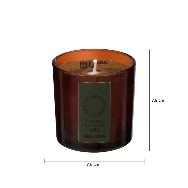 VELA PERFUMADA POTE VERBENA RITUAL SPA - HANBAR/ENGLISH GREEN - Foto 6