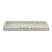 BANDEJA 25 CM X 10 CM TERRAZZO - BRANCO/KONKRET - Foto 1