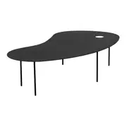 MESA DE CENTRO 1,30 M X 69 CM PINGO - PRETO - Foto 1