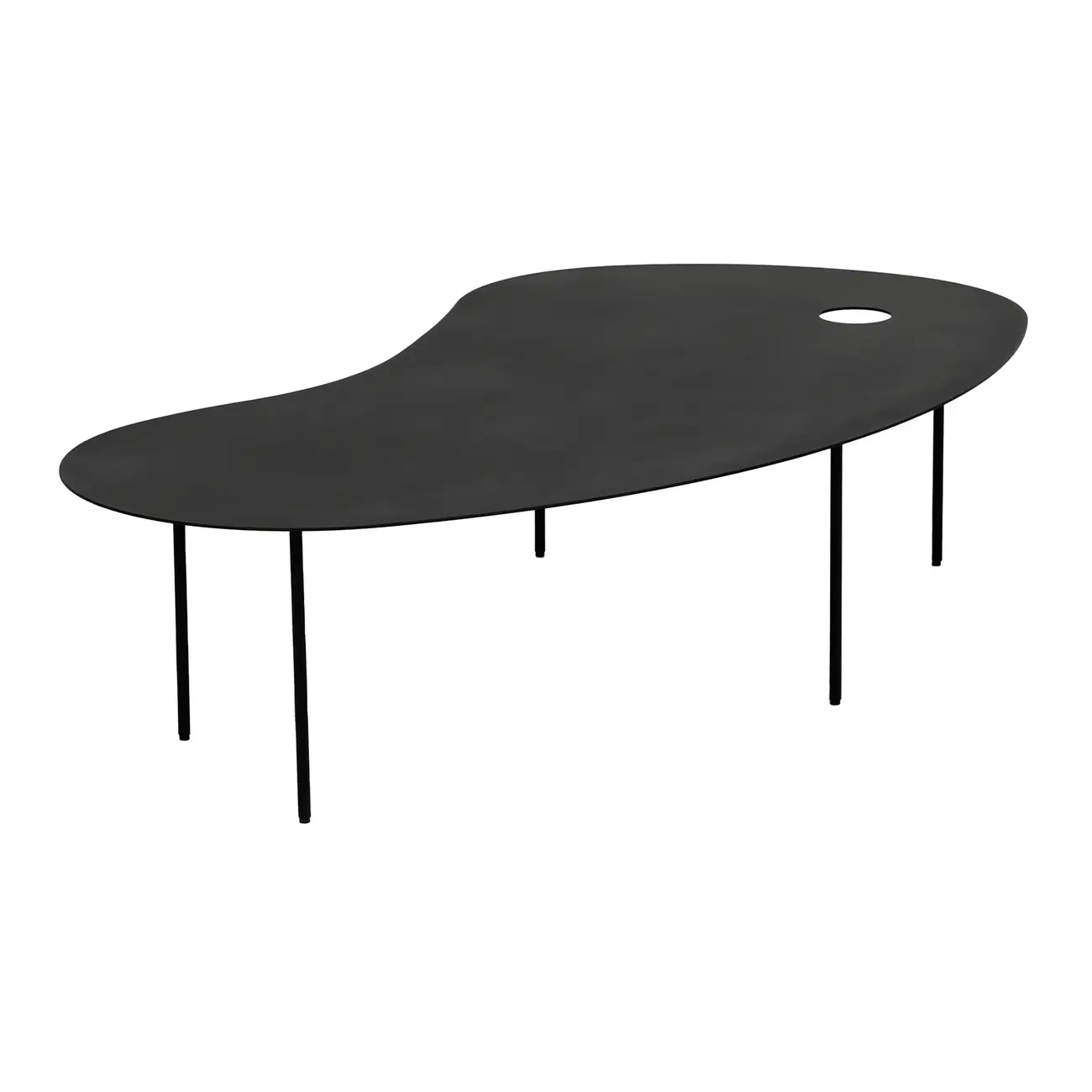MESA DE CENTRO 1,30 M X 69 CM PINGO - PRETO - Foto 1