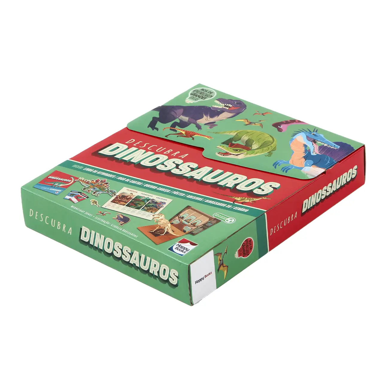 LIVRO GRANDES IDÉIAS: DESCUBRA DINOSSAUROS - MULTICOR - Foto 5