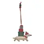 PINGENTE GIFTS DOG 10 CM HOHO HOME - CAMELO/VERMELHO HINDU - Foto 2
