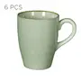 JOGO DE CANECAS 350 ML C/6 PEÇAS FINEST - SÁLVIA/ARGILA - Foto 1