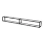 RACK SUSPENSO/NICHO 2,10 M X 21 CM GRAFF - GRAFITE MATTE FLOTADO/INCOLOR - Foto 2
