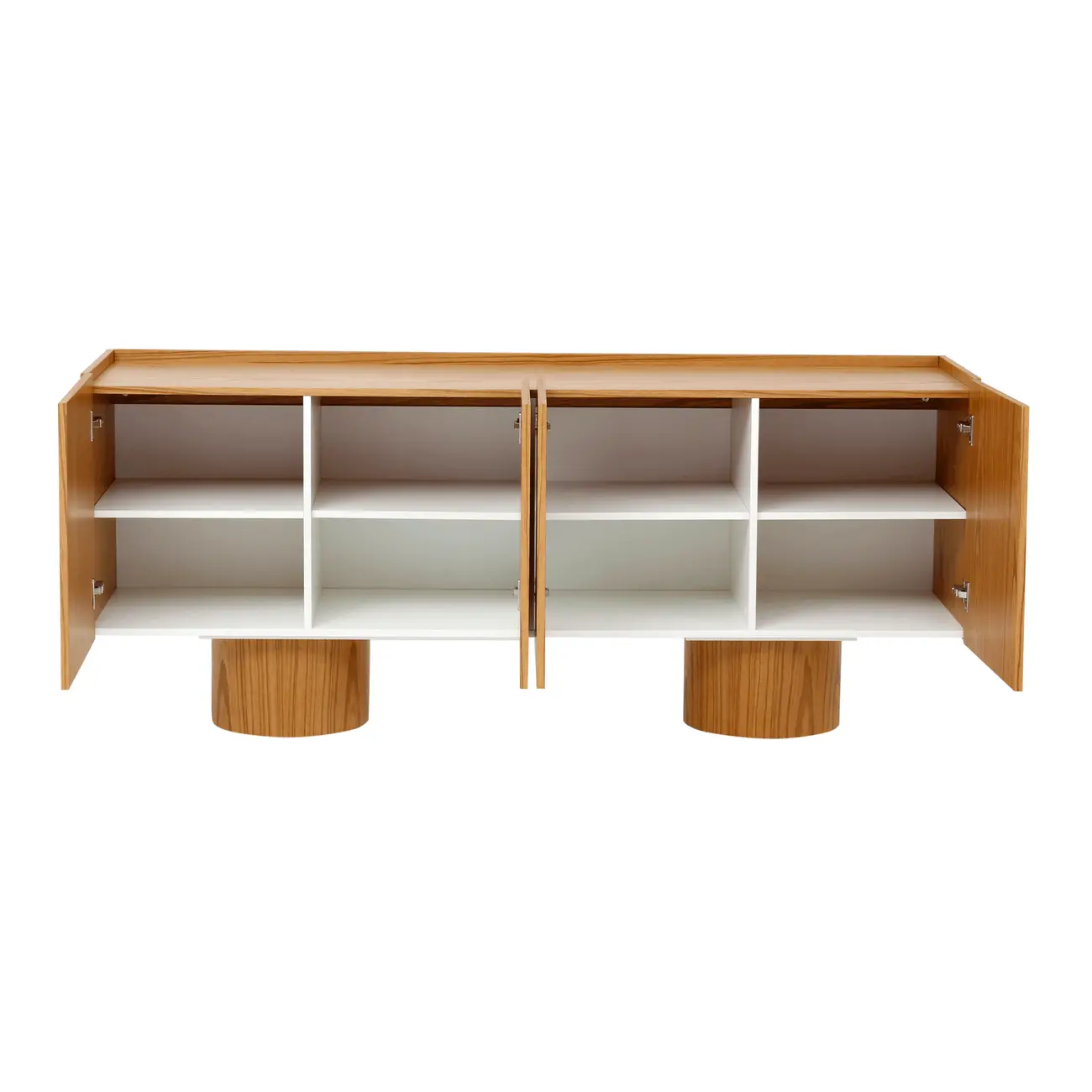 BUFFET 4 PORTAS 1,80 M X 47 CM ALLURE - FREIJÓ/FREIJÓ - Foto 3