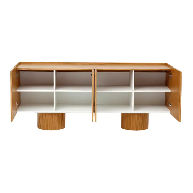 BUFFET 4 PORTAS 1,80 M X 47 CM ALLURE - FREIJÓ/FREIJÓ - Foto 3