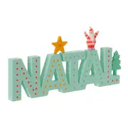 ADORNO NATAL 27 CM COLORFUN XMAS - SORBET MENTA/CORES CALEIDOCOLOR - Foto 3