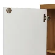 ARMÁRIO PARA ESCRITÓRIO ALTO 1 PORTA BOSS - OAK TAMMI/BRANCO - Foto 10