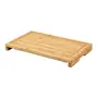 TÁBUA COM BANDEJA 47 CM X 30 CM BAMBOO - BAMBU/INOX - Foto 4