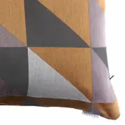 CAPA PARA ALMOFADA 45 CM X 45 CM TRIANGLE - QUARTZO ROSA/COBRE - Foto 3