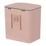 LIXEIRA PIA/PAREDE 5 L UTILE - QUARTZO ROSA/KONKRET - Foto 7