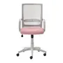 CADEIRA DE ESCRITÓRIO FRESH - CINZA CLARO/QUARTZO ROSA - Foto 5