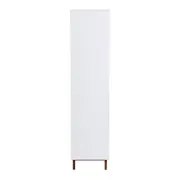 GUARDA-ROUPA 2 PORTAS/3 GAVETAS LIN - BRANCO/NOZES - Foto 7