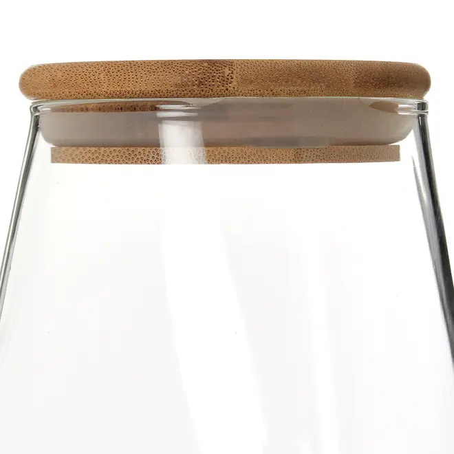 POTE HERMÉTICO 750 ML SINGULAR - BAMBU/INCOLOR - Foto 5