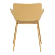 CADEIRA COM BRAÇOS BRACKETS - AMARELO HANBAR/AMARELO HANBAR - Foto 5