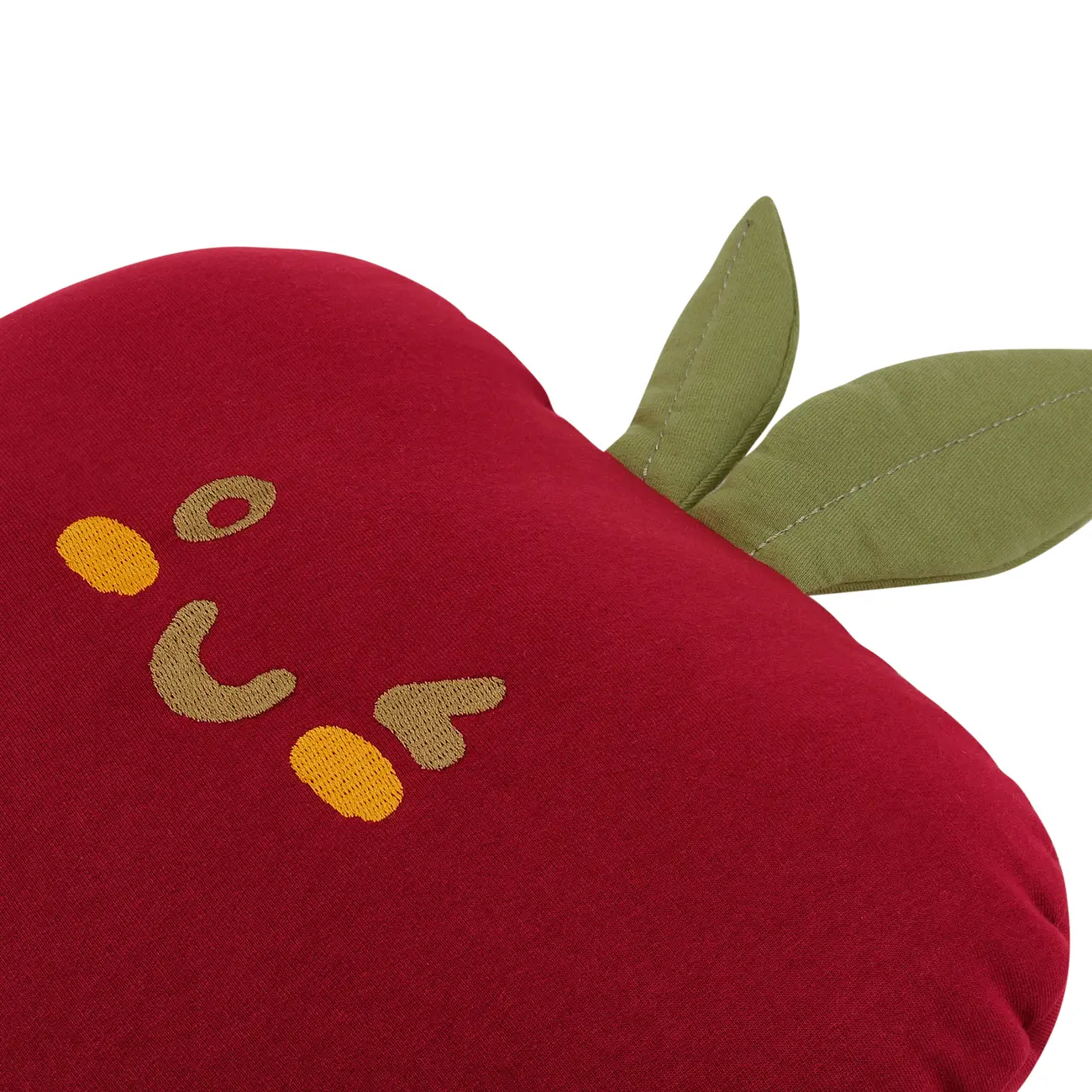 ALMOFADA 35 CM X 31 CM DA HORTINHA MAÇA - VERMELHO/SÁLVIA - Foto 4