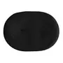 LUGAR AMERICANO 48 CM X 33 CM LUCEN OVAL - PRETO - Foto 1