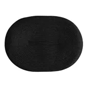 LUGAR AMERICANO 48 CM X 33 CM LUCEN OVAL - PRETO - Foto 1