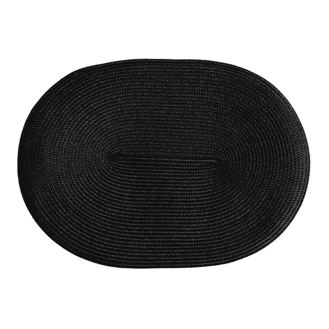LUGAR AMERICANO 48 CM X 33 CM LUCEN OVAL - PRETO - Foto 1