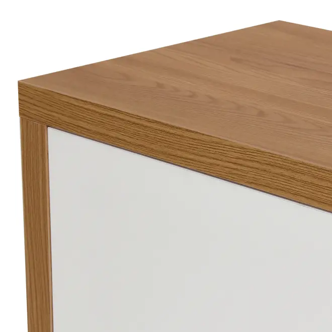 ARMÁRIO PARA ESCRITÓRIO ALTO 1 PORTA BOSS - OAK TAMMI/BRANCO - Foto 12